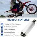 28mm Exhaust Muffler Silencer Compatible with 125cc 110cc 50cc 90cc Pit Dirt Bike CRF50 SSR Tao tao Coolster Apollo, 1.1" Universal Motorcycle Slip on Muffler for ATV Mini Bike Go Kart Parts