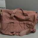 Gym Bag for Women, Carry on Weekender Overnight Bag, Travel Duffel Bags with Trolley Sleeve, Personal Item Travel Bag Tote Bag Workout Dance Bag(Dark Pink-Large)