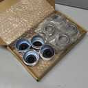 4 Sets 3500 lbs L68149 L44649 Bearing Kits for 1-3/8'' to 1-1/16'' #84 Spindle Boat Trailer Axle Bearing Kits with 171255TB Grease Seals,1.98'' Dust Caps & Cotter Pins