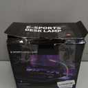 WILIT Desk Lamp with Wireless Charger, Music Sync RGB Color Changing Lights, Gaming Lamp with USB Charging Port, Touch Control Table Lamp, Desktop Light for Home Office Dorm Room, Birthday Gifts