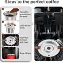 Noalto Reusable K Cups for Keurig,Stainless Steel Refillable Coffee Pods - Metal K Cup Reusable Coffee Filter for K-Classic K-Elite K-Express K-Mini Keurig 1.0 & 2.0, BPA Free (2 pack)