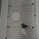 25.5 in. x 13.5 in. Rear Drain Sink Grid with Supersoft Silicone Feet in 304 Grade Stainless Steel