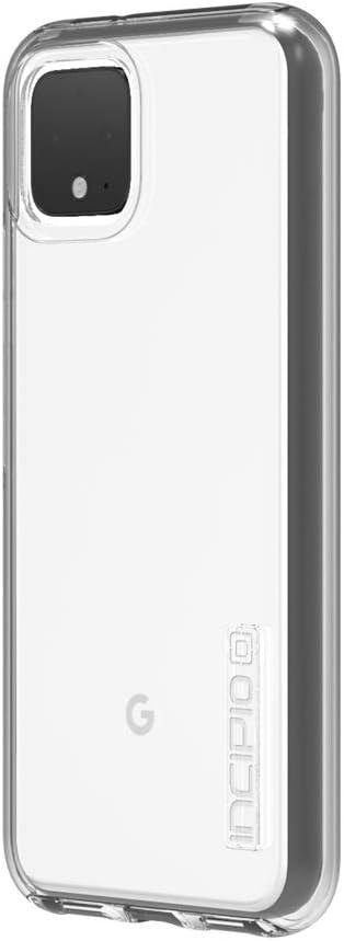 Incipio DualPro Case for Google Pixel 4 - Google Certified Protective Cover (Clear) [Extremely Rugged I Shock Absorbing I Hybrid] - GG-083-CLR