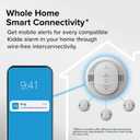 Kidde Smart Smoke Detector, Ring App Enabled for Real-Time Notifications, Wire-Free Interconnectivity, AA Battery Powered, Exp.Date: December 12 2035