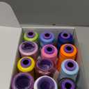 12 Pack Woolly Nylon  Serger Thread Cones, 2000M Each Spool Overlock Thread, PolyesterThread for Serger&Overlock Machine Use,Low Stretchy