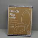 Jool Baby Quick Flip Toilet Seat with Built-in Potty & Splash Guard for Toddler Training, Slow Close (Elongated)