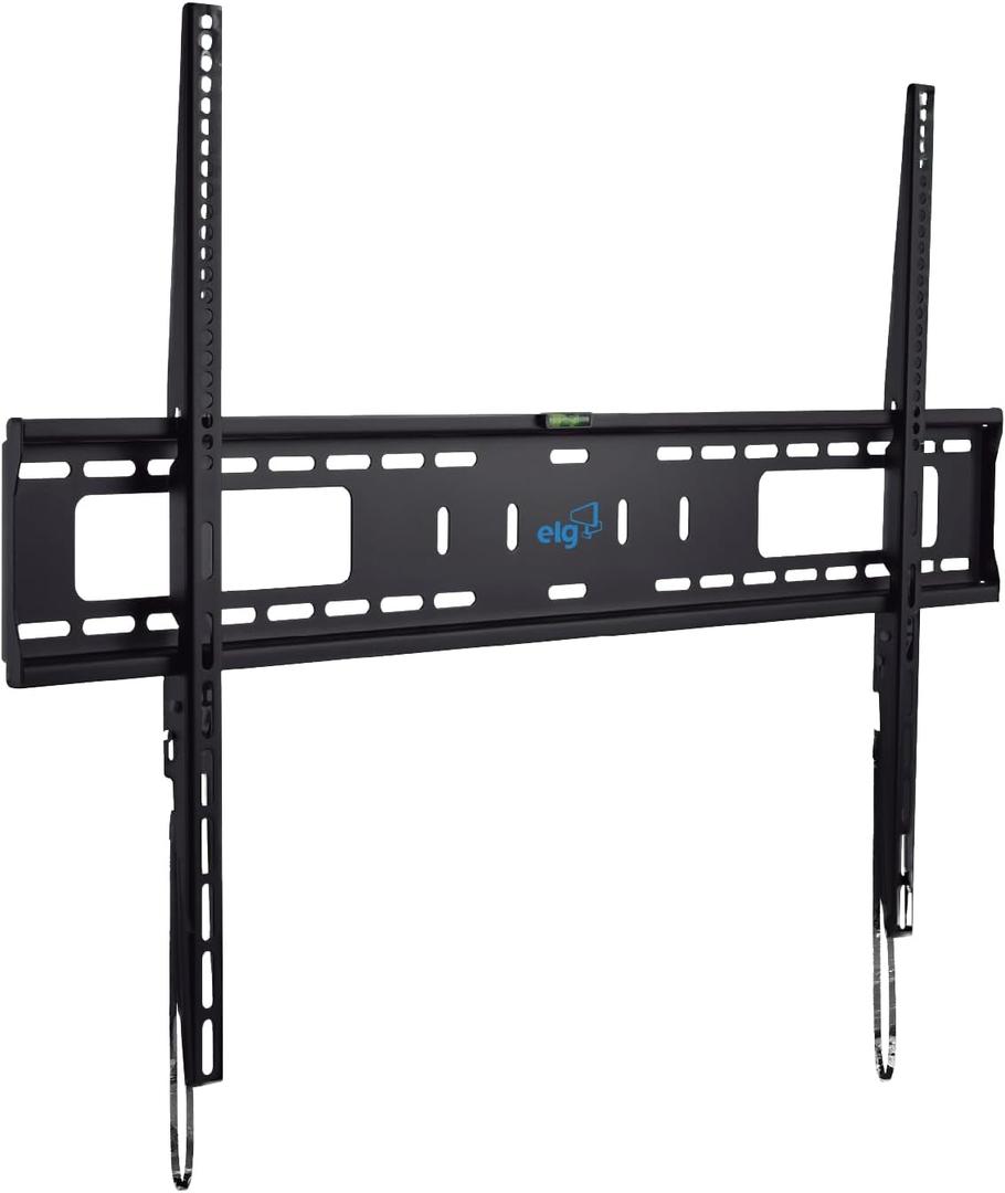 ELG Fixed Low Profile TV Wall Mount for 48-120" TVs up to 165.3 lbs, Auto-Locking Quick Release System, VESA 900x600mm, Heavy-Duty Steel, Black