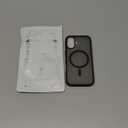 SUPFINE Magnetic for iPhone 17 Case (Compatible with MagSafe)(Military Grade Drop Protection) Translucent Matte Shockproof with Anti-Fingerprint Phone Cover,Black