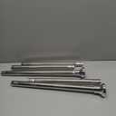 Adjustable Shower Curtain Rod 31-104 Inch, Never Rust Stainless Steel Silver Tension Rod, 1" Heavy Duty No-Drill for Bathroom, Kitchen & Closet