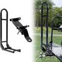 ECOTRIC Golf Cart Rear Grab Bar Universal and Trailer Hitch with Receiver for Step on Back EZGO Club Car Yamaha
