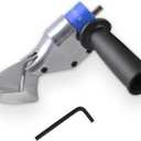 360 Pivoting Drill Metal Shear Attachment - for Curved & Straight Cutting, Professional Power Tool Accessory for Cordless & Corded Drills, Metal Cutter for Iron, Aluminum & Copper Sheets- B