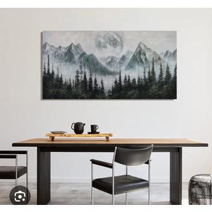 Canvas Wall Art Decor Art Work for Wall Decor Black and White Wall Art Decorations Landscape Forest Wall Art Prints Wall Art Pictures for Living Room Artwork for Walls Bedroom Office Decor 20 "x 40"