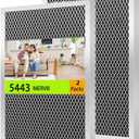 2 Pack 5443 Dehumidifier Filter MERV 8 Replacement Compatible with Dehumidifier Models: 1830, 1850, 1852 and Ventilators 8191, 8192 10x12x1 Filter Upgrade (2)