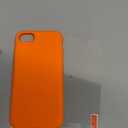 Miracase Ultra Slim Designed for iPhone SE 2022(3rd Gen)/iPhone SE 2020(2nd Gen)/iPhone 7/iPhone 8 Case with Screen Protector, Multi-Color Silicone Shockproof Phone Case(Orange)