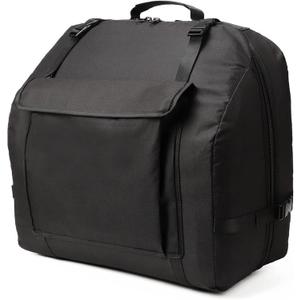 Accordion Case - Gig Bag for 120 Bass Accordion - Straps & Accessories - Soft Case (20.5 x 17 x 9.8 in) (Black) Accordion Case - Gig Bag for 120 Bass Accordion - Straps & Accessories - Soft Case (20.5 x 17 x 9.8 in) (Black)