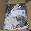 Pool Volleyball Net Set with LED Lights, Solar Powered Volleyball Net with Adjustable 15ft-32ft Length for Inground Pools, Portable Water Volleyball Game Toy with 2 Balls & Pump for Pool Entertainment