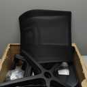 BestOffice | Ergonomic Office Chair | Mid-Back Swivel Desk Chair | Breathable Backrest & Lumbar Support | Adjustable Height | Sponge Seat | Rolling Wheels | Black | for Adults & Women