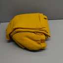 XTMYI Yellow Curtains 96 Inches Long for Living Room,Colorful Bright Mustard Mid Century Modern Decor,Linen Sheer Bohemian MCM Curtains for Bedroom 2 Panel Set,Dark Ocher