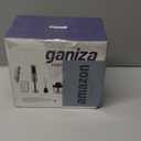 Ganiza Immersion Blender 5 in 1 Hand Blender Max 1000W Heavy Duty Motor, 16 Speed Mode Handheld Blender Stainless Steel Blade With 800ml Mixing Beaker, 600ml Chopper, Whisk and Milk Frother