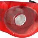 For Volkswagen Jetta 2005-2007 Tail Light Assembly Sedan Red Lens Outer Driver Side (DOT Certified) VW2800123N