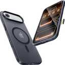 Maledan for iPhone Air Case - Compatible with Magsafe Magnetic Anti Slip Phone Case for Apple iPhone Air 6.5" 2025, Camera Control Slim Thin Protective 17 Air Case Accessories, Translucent Matte Black