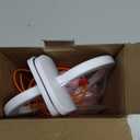 Interactive Cat Toys for Indoor Cats: Automatic Flying Bird Feather Wand Chase Exercise Enrichment Stimulation, USB Rechargeable Durable Safe Hanging Toy for Bored Kittens Adult Multi Cat Households (White)