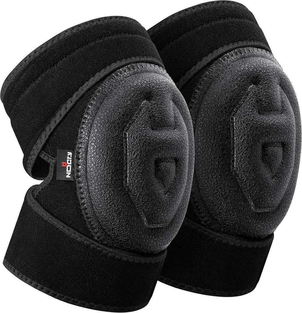 NoCry Gel Knee Pads for Men and Women with Soft Foam Cushion  Waterproof Anti-Slip Cap and Easy to Use, Adjustable Non-Slip Straps  Durable, Lightweight Design  Perfect for Gardening Work