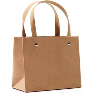 6PCS Paper Flower Bouquet Bags with Handle, Colored Bouquet Flower Wrapping Boxes for Mother's Day Wedding Birthday Anniversary Valentine Day,Color Brown