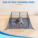 Fostanfly Washable Pee Pads for Dogs, 2 Pack Large 36"x41" Ultra-Absorbent and Leak-Proof Non-Slip Reusable Potty Training Pads for Dogs, Cats, Puppy, Potty Training of Add 8 Lanyards