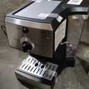 EspressoWorks All-In-One Espresso Machine with Milk Frother 7-Piece Set - Latte Maker Includes Grinder, Frothing Pitcher, Cups, Spoon and Tamper - Coffee Gifts (Stainless Steel) (01 - AEW1000  Silver)