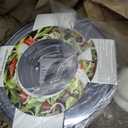 COOK WITH COLOR Electric Salad Spinner, Round 4.5L Capacity Fast Drying & Easy Spin for Fresh Greens, Cream