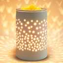 Bobolyn Ceramic Electric Wax Melt Warmer Candle Warmer Lamp Melt Wax Cube Melter Fragrance Warmer- Ideal Gift for Wedding, Spa and Aromatherapy