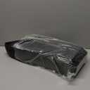 Yinkin 200 Pcs Paper Boat Disposable Graduation Food Trays Nacho Trays Kraft Paper Boats for Tacos Concession Party Supplies(3 lb,Black)