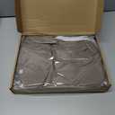 Ficerd 3 Pack Women's Ribbed Long Sleeve Tops Scoop Neck Slim Fit Shirts Cotton Casual Fall Going Out Basic Tee (X-Large, Black, Matcha Green, Mocha)