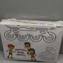 Adjustable Inline Skates for Kids and Teens Ages 4-16, All 8 Wheels of Inline Roller Skates Light Up, Safe and Fun Illuminating for Outdoor Indoor Sports (Large - Youth (4Y-7Y US), Black)