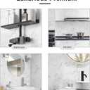 Dimoon 15.7''x385.8'' Marble Peel and Stick Wallpaper White Granite Contact Paper for Countertops Waterproof Kitchen New Environmentally Friendly Materials Thickening Upgrade Renter Friendly Vinyl