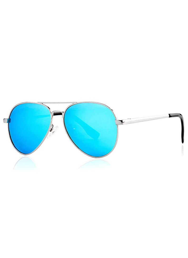 Gleyemor Polarized Aviator Sunglasses for Small Face Women and Men, 52MM Small Aviators 100% UV Protection