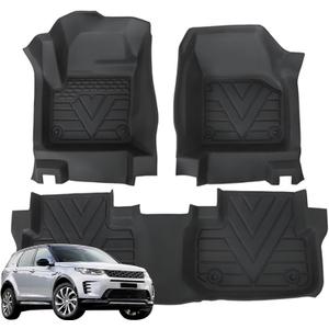 Priprilod Floor Mats Fit for Land Rover Discovery Sport 2015-2025 All Weather Protector TPE Floor Liners Custom Fit Car Mats Non-Slip