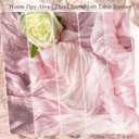 10 Pack Pink Cheesecloth Table Runner 17x108 Inch Semi Sheer Boho Rustic Gauze Cheese Cloth Table Runners for Wedding Party Birthday Baby Shower Home Dcor