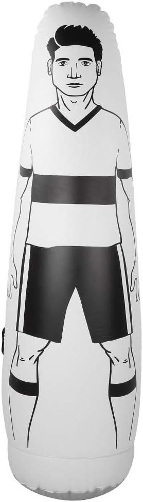 Soccer Inflatable Dummy, 175x50CM Training Dummies, Football Tumbler Mannequin Shield Portable Football Practice Equipment Soccer Mannequin for Free Kicks, Defender Wall,(Single Person Wall)