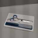 Stainless Steel Hair Cutting Scissors 6.5 Inch Hairdressing Razor Shears Professional Salon Barber Haircut Scissors, One Comb Included, Home Use for Man Woman Adults Kids Babies