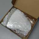 24 Inch Faux Fur Christmas Tree Skirt Soft Snow White Plush Tree Mat Christmas Decorations Fluffy Tree Skirts Xmas Holiday Party Indoor Decorations