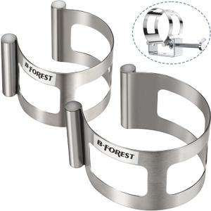 Exhaust Tacking Band Clamp-On Set, 2.5-Inch and 3-Inch Dual-Size Welding Clamps, Universal Clamps for Welding Fabrication and Exhaust Pipe Repair
