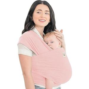 Amazon.com : KeaBabies Baby Wrap Carrier - All in 1 Original Baby Carrier Newborn to Toddler Sling, Easy to Wear, Hands Free Bonding, Lightweight, Breathable Infant Wraps (Dusty Pink) : Baby