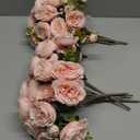 8 Bundles Artificial Peonies Flowers Boho Faux Flowers Arrangements Artificial Centerpiece Spring Bouquet Floral Wedding Decoration for Vase(Pink)