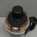 TKK 40 oz Tumblers with Handle and Straw, Ceramic Coating Insulated Bottle 100% Leakproof Travel Mug for Water, Iced Tea or Coffee, Smoothie, Cup Holder Friendly Base,SteelBlack