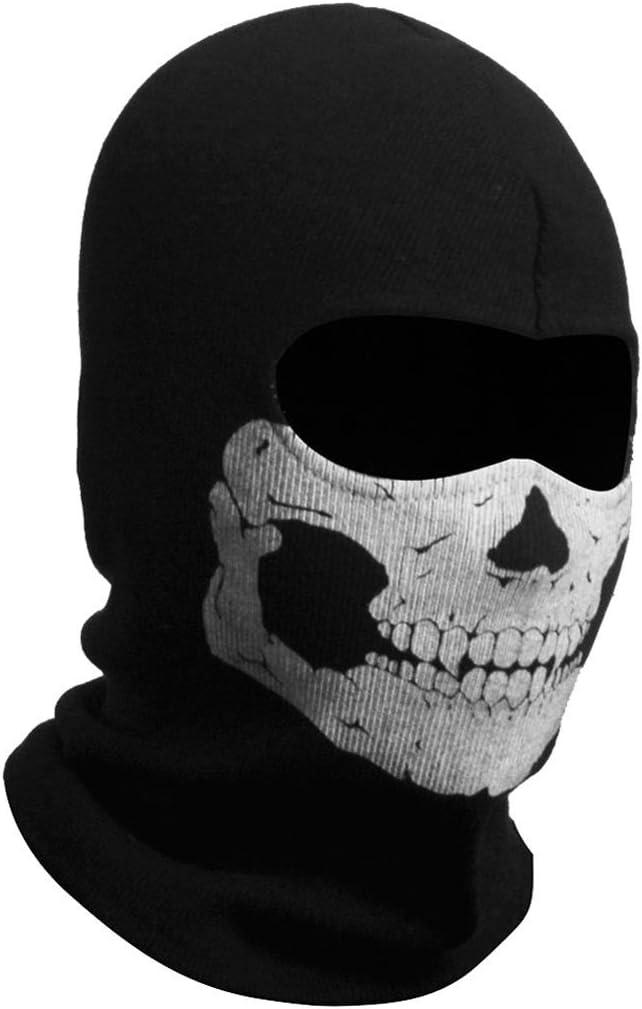 Black Balaclava Ghosts Skull Full Face Mask for Cosplay Party Halloween Outdoor Motorcycle Bike Cycling Skateboard Hiking Skiing Snowmobile Snowboard Black Balaclava Ghosts Skull Full Face Mask for Cosplay Party Halloween Outdoor Motorcycle Bike Cycling Skateboard Hiking Skiing Snowmobile Snowboard