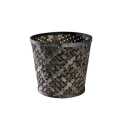 2 Baskets with Handles,Sizes 14"W x 13"L, 12"W x 11"L