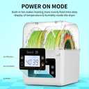 Sovol Filament Dryer 2025, SH01 Filament Dehydrator 3D Printer Spool Holder with Upgraded Fan, Dry Box for Keeping Filament Dry, Compatible with 1.75mm, 2.85mm PLA PETG TPU ABS