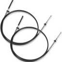 2pcs Boat Throttle and Shift Cables Compatible with Mercury MerCruiser Marine Force Outboard Engine 600A/4000 Series Controller(Gen 1/CC179xx, Gen2/CC189xx)